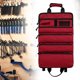 thumbnail image 4 of Bolso organizador de almacenamiento de herramientas kusrkot Rojo con 5 bolsas diferentes, 4 of 8