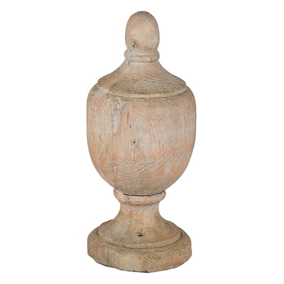CC Home Furnishings Chester Finial Ornamental Decoration - 17.5" - Beige