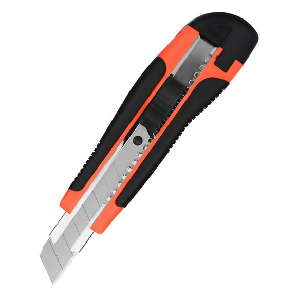 Heavy Duty Retractable Cutter Utility Knife with 18mm Steel Blade - Foska