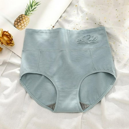 

Feiona-Women s Underwear High Waist Panties Cotton Stretch Briefs Soft Underpants Breathable Panties