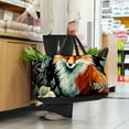 thumbnail image 6 of Fox Large Capacity Reusable Foldable Oxford Cloth Beach Bag Storage Bin Shopping Basket Cube Organizer, 6 of 7