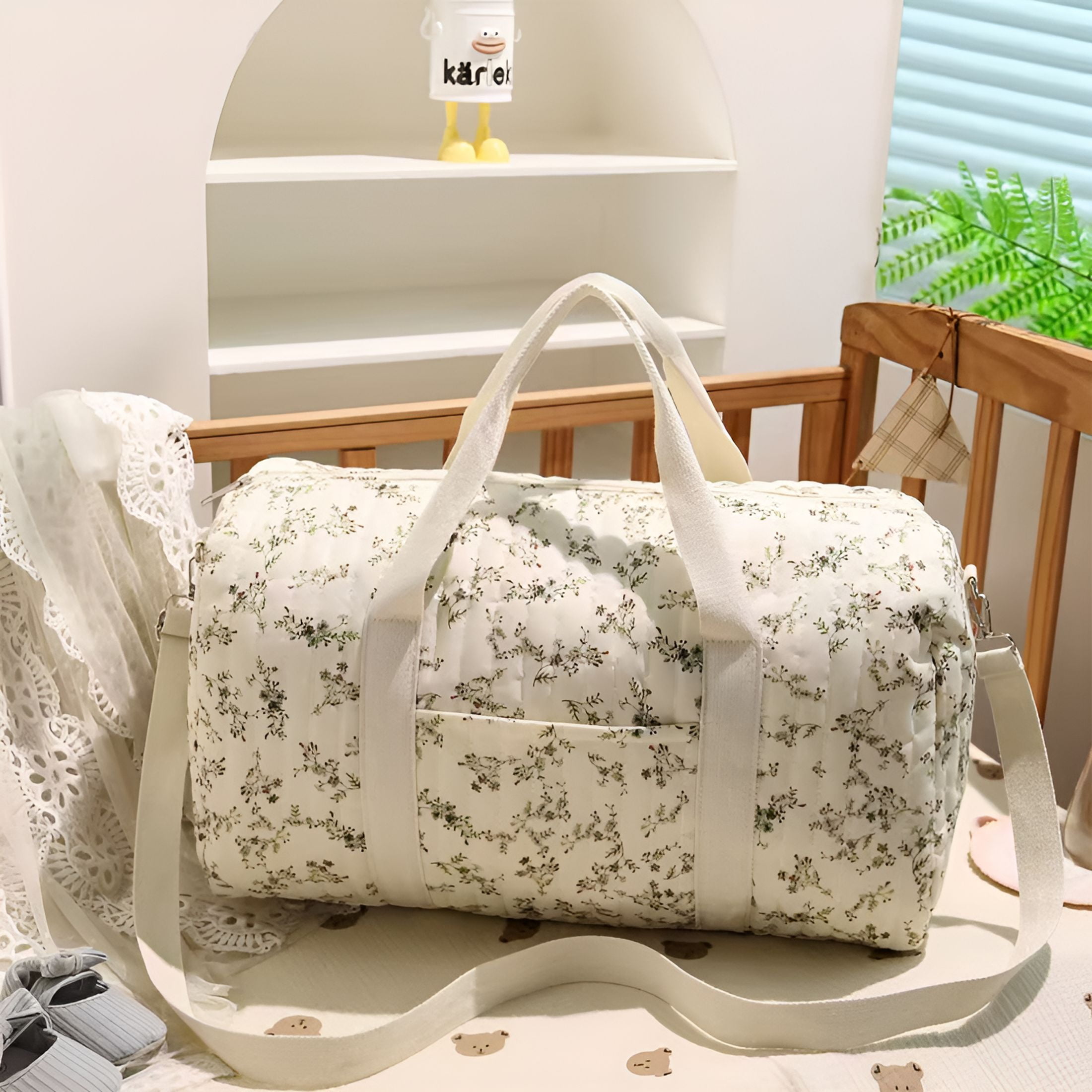 GASTROPOD 2026 New Clothes Storage Bag,Large Diaper Bag Tote,Cute Diaper Bag Puffer Travel Diaper Bag with Long Strap Hospital Bag Maternity Bag Nurse Bag