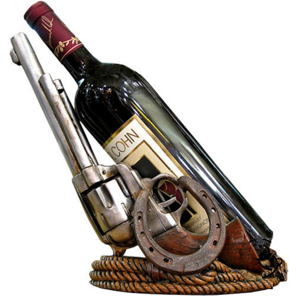 Double Gun Wine Bottle Holder Decoration New