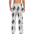 thumbnail image 2 of Top-kevin Multi- Border Collie Men's Pajama Pants Pjs Bottoms with Pockets Sleep Lounge Pants for Men, 2 of 13