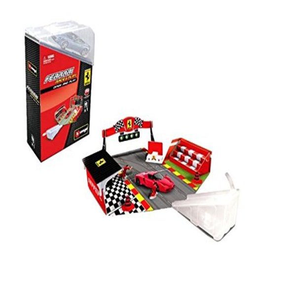 Bburago 2011 Assorted Race Ferrari Open & Play Set (1:43 Scale)