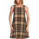 thumbnail image 1 of Fotbe khaki coffee plaid Vestido de Verano sin Mangas para Mujer – Vestido Midi Línea A, Estilo Camiseta Floral, Vestido Playero Casual y Fluido, 1 of 7