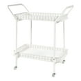 thumbnail image 1 of Chariot de Service en Osier Blanc, 1 of 8