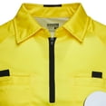 thumbnail image 5 of Murray Sporting Goods USSF Pro-Style Soccer Referee Jersey - Short Sleeve | Officials Short Sleeve Soccer Referee Shirt (Yellow, Large), 5 of 7