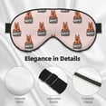 thumbnail image 4 of Xecao German Shepherd Dog for Soft Fluffy Sleeping Blindfold, Nap eye cover tailored for the utmost comfort for girls, women, kids, and adults., 4 of 7
