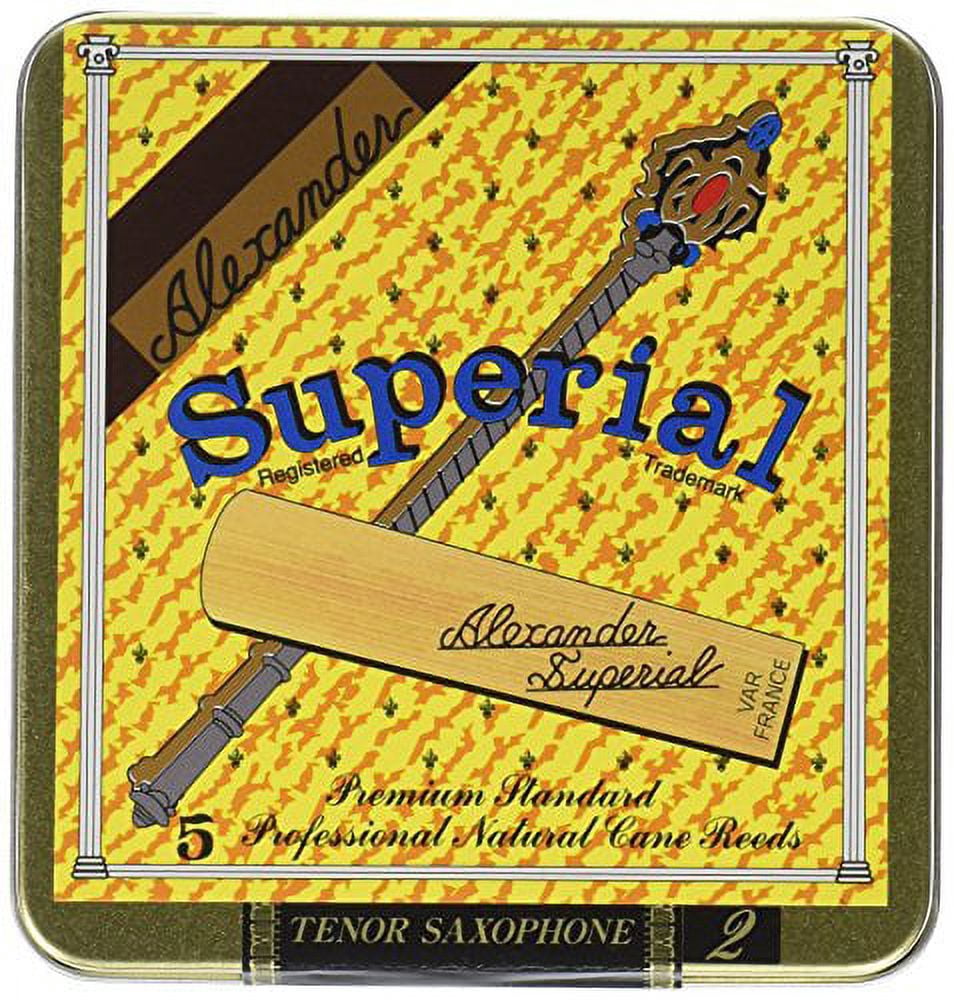Alexander Reeds Superial Tenor Saxophone Reeds Strength 2