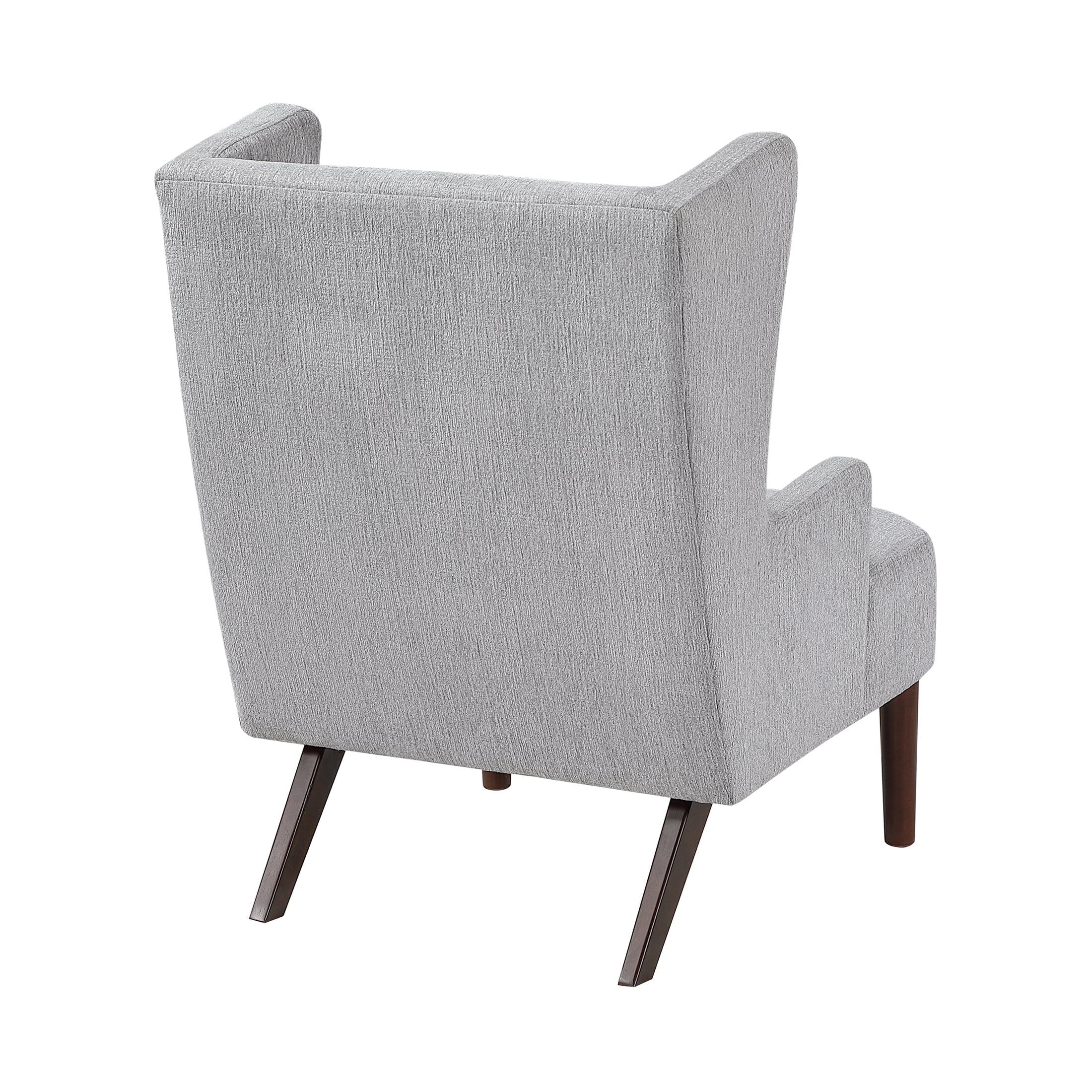 OakvillePark Hartmere Chenille Wingback Accent Chair, Gray