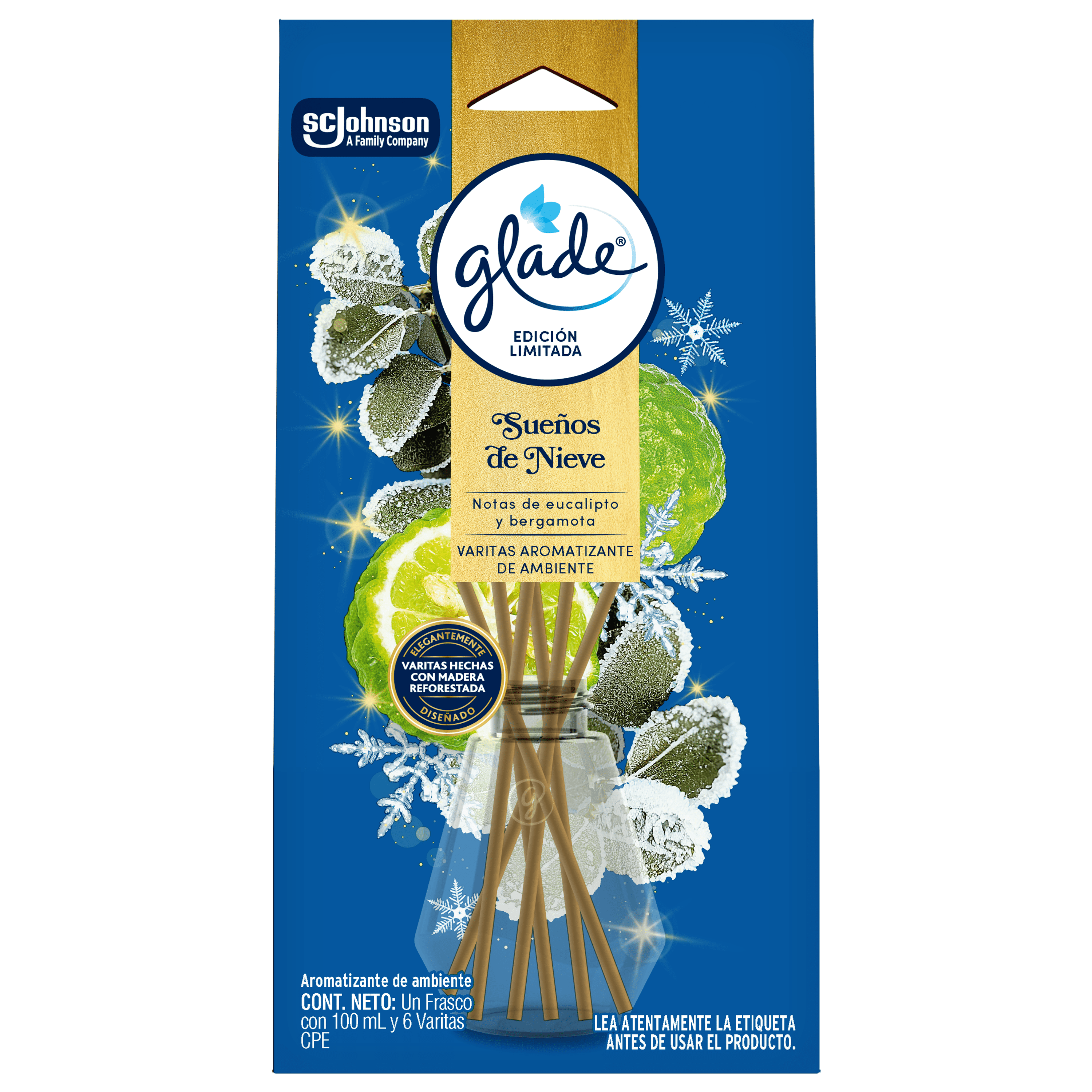 Varitas Aromatizantes Glade Sueno Nieve 100 ml | Walmart en línea