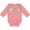 Mauve, variant on Oopsie Daisy Boys or Girls Long Sleeve Baby Bodysuit