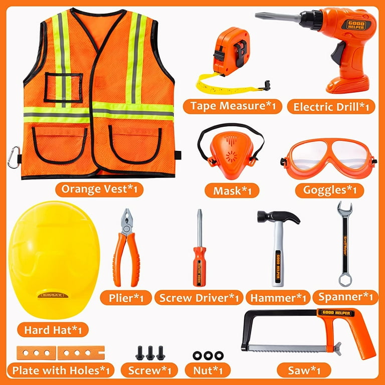 Construction worker toy set 2025