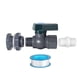 thumbnail image 2 of Barril de lluvia Desviador de PVC con conector de mamparo Adaptador de manguera del grifo 3/4 de pulgada, 2 of 8