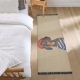 thumbnail image 3 of Yayeee Runner Rug for Bedroom 2'x6' Machine Washable Hallway Non Slip Mat, Dog Artist, 3 of 8