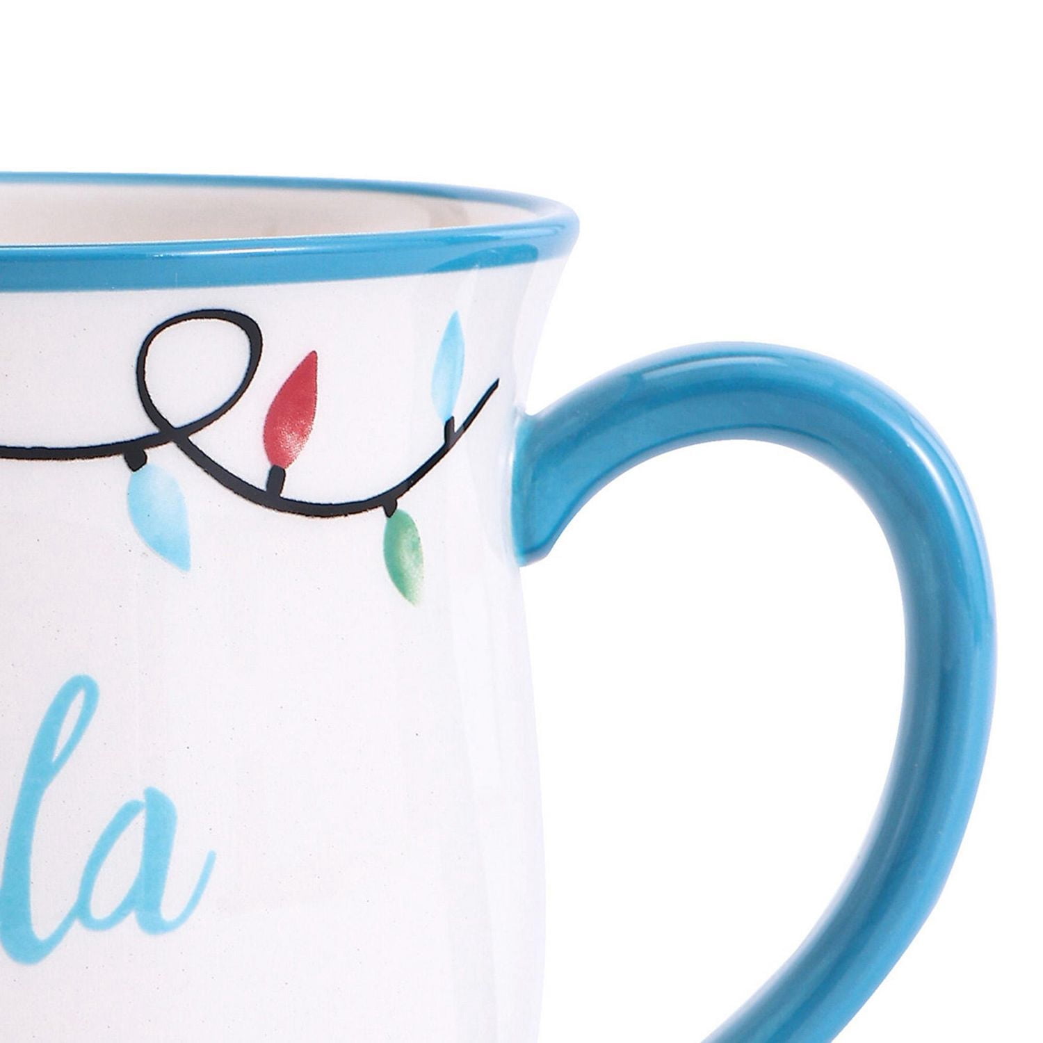 Holiday Time Falala & Noel Mug, 2-Piece