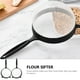 thumbnail image 3 of GOOHOCHY Tamices de harina de mano para el hogar, tamices de plástico PP, herramienta coladora, 2 uds., 3 of 8