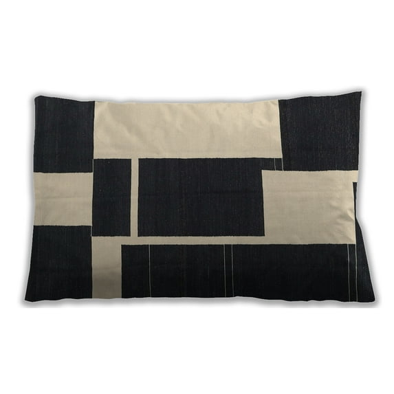 Ahgly Company Outdoor Rectangular Contemporary Lumbar Throw Pillow, 13 inch by 19 inch