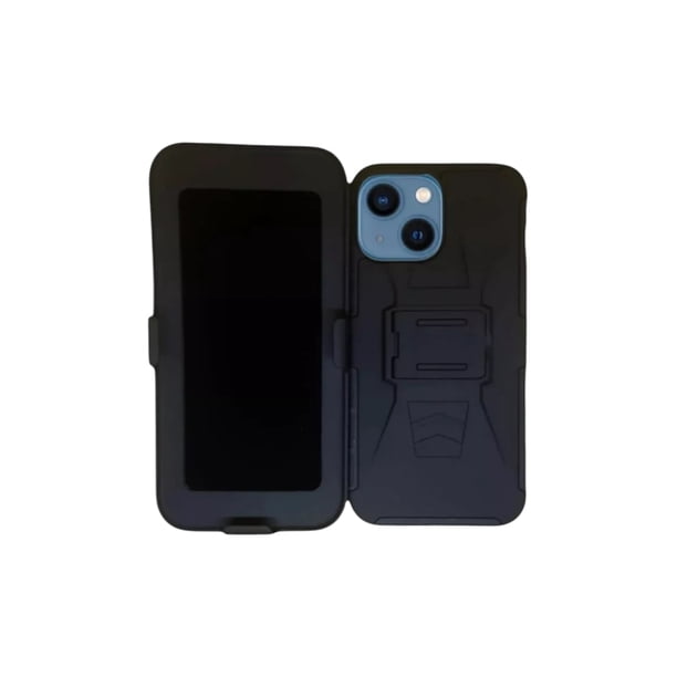 Funda Uso Rudo Clip 360 Para iPhone 13 Pro Más 2 Micas De Cristal