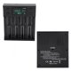 thumbnail image 5 of Cargador de Batería Universal con 4 Ranuras Pantalla LCD Cargador Inteligente para Baterías Recargables NiMH NiCd A AA AAA AAAA SC C Liion 26650 21700 20700 18650 18490 18350 17670 17500 16340 Unbranded XD07148, 5 of 7