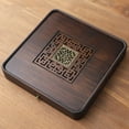 thumbnail image 2 of Small Tea Tray Bamboo Tea Tray Home Use Water Storage and Drainage Three Functions Secret Code of Tea Sea B, 2 of 7