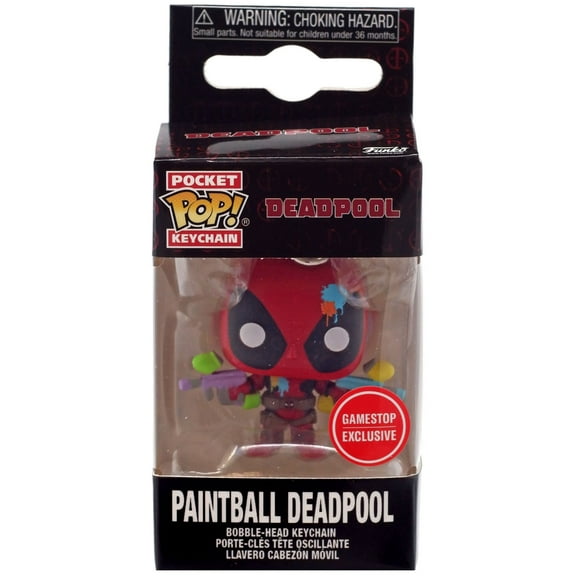 Funko Marvel Pocket POP! Paintball Deadpool Keychain