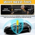 thumbnail image 6 of NUAN 2Pcs Auto Paint Pen, Black Car Scratch Repair, 2-in-1 Design with Brush and Pen Tip, 0.4 oz, 6 of 8