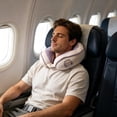 thumbnail image 4 of Gumesh U Shaped Travel Neck Pillow, Soft Plush Pillow for Sleeping, Skin Friendly, Breathable with Anti Releasing Buckle, Great for Office Nap, 4 of 6
