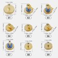 thumbnail image 3 of Brake Fluid Master Cylinder Bleeder, Portable Brake Bleeder Adapter Kit  Sealing Aluminum Alloy Durable 17pcs  for Most Vehicles, 3 of 8