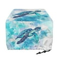 thumbnail image 2 of HELLHERO Watercolor Turtle Print 2 Slice Toaster Cover, Dustproof Bread Machine Protector with Drawstring, Waterproof Small Kitchen Appliances Cover (11.4"x7.8"x7.4"), 2 of 8