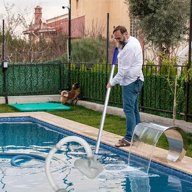 YWIYIUD 1PC Practical Handheld Pool Vacuum Cleaner with Water Circle Portable and Durable Clearing Tool Suitable for Above Ground Swimming Pool