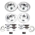 thumbnail image 2 of PowerStop Front and Rear Z26 Street Warrior Carbon-Fiber Ceramic Brake Pad and Drilled and Slotted Rotor Kit Fits: BMW Select Models K8882-26, 2 of 7