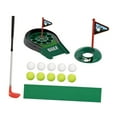 thumbnail image 2 of Juego de golf con pelotas y tapete, juego de práctica de golf para oficina, ideal para familiares y amigos, para jugar al golf, en casa o en el, 2 of 8
