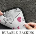 thumbnail image 6 of Bull Terriers and Hearts Door Rugs,Washable Non Slip Door Mats Indoor,Decorative Door Mats,Entry Mat Indoor for Entrance,Bedroom,Kitchen,Bathroom,30"x17", 6 of 6