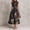 Black, variant on KLHDSF Elegant Dresses For Women Sleeveless Floral Print High Waist Flared Midi Summer Dress Black L