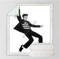 thumbnail image 1 of Lo más nuevo, manta con diseño parcheado de Elvis Singer, estampado 3d de felpa para sofá adulto, manta polar de Sherpa, manta envolvente de microfibra 007, 1 of 4