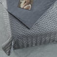thumbnail image 6 of Cozy Tyme Davu Weighted Blanket - 8 Pound Quilted Cover 48"x 72" Grey, 6 of 10