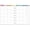 8-Disc/Junior Size, variant on Half Letter Size Monthly Planner Refills for 3 Ring Mini Binders - 53 Sheets/106 Pages Undated Colorful Monthly Planner, 3-Hole Punched, 100 gsm White Paper, Lasts 2 Year, Undated, 5.8" x 8.3"