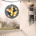 thumbnail image 6 of Elegant Metal Hanging Wind Spinners - Golden Butterfly Design with Intricate Patterns for Yard & Garden Decor Perfect Wind Chimes, 6 of 6