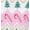 Light Pink Candy Cane, variant on Jollidays Women's Candy Cane Trees & Santa Long Sleeve Crewneck Christmas Sweater, Sizes S-XXL