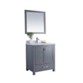 thumbnail image 2 of Laviva Wilson 30" Wood Cabinet with Carrara Marble Countertop in Gray/White, 2 of 3