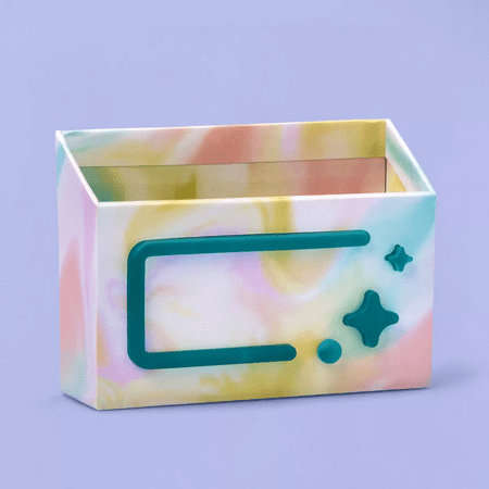 More Than Magic Locker Pencil Cup w/ Led Light - Pastel Marble