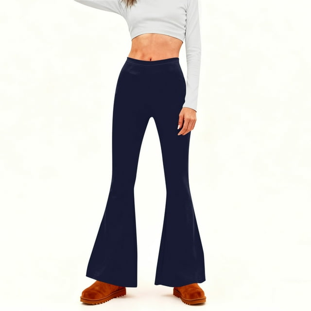 Karight High Waist Stretch Cotton Jersey Full Ankle Leggings Skinny Yoga Pants