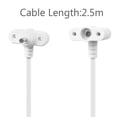 thumbnail image 4 of Ring 2.5m/8.2ft DC Extension Cable Compatible with Ring Spotlight Cam Battery Solar Panel Weatherproof Placing Solar Panel Further for Maximum Sunlight Exposure, White, 4 of 7