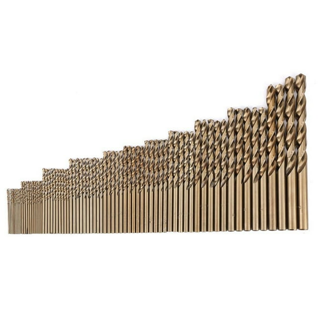 Juego de brocas NikouMX 74 piezas M35 Broca de cobalto HS CO