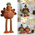 thumbnail image 2 of Necvior Harvest Festival Turkey Doll Seasonal Window Display Figurine Shelf Desk Decors, 2 of 14