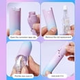 thumbnail image 3 of HUGFEGWE Correction Tape Compact Push-Type Correction Tool Gradient Color Stationery Correction Pen for Home School (Purple) CJB91-66480, 3 of 8