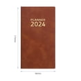 thumbnail image 2 of 3 uds productos impresos 2024 planificador de bolsillo/calendario de bolsillo 2024 calendario semanal/organizador de planificador semanal, 2 of 5