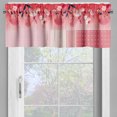 thumbnail image 3 of Ambesonne Blushy Floral Valance & Curtain 3 Pcs Set, Dreamy Spring Gentle, 55"x45", Rose Pastel Pink, 3 of 7